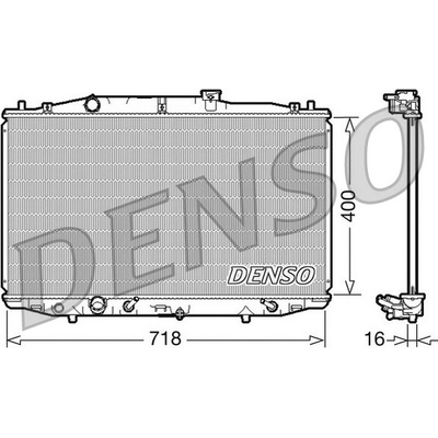 DENSO Chladič, chlazení motoru DRM40024