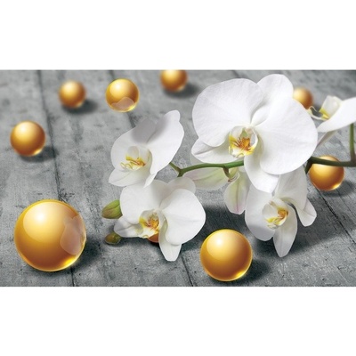 Preinterier FT4866 Fototapeta na stenu 3D gule s orchideou vlies 104cm x 70cm