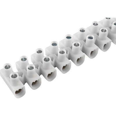HEAVY POWER Svorkovnice lámací PA2U, 12x0,5÷4mm², T85, PP, přístrojová, bílá 1100103