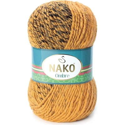 Nako Ombre č.20315 černohnědá