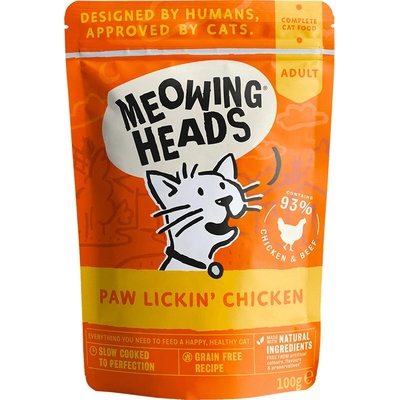 Meowing Heads Paw Lickin’Chicken 100 g