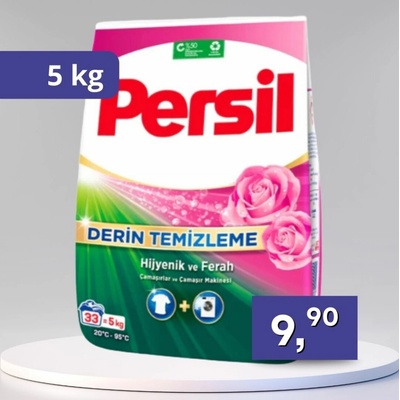 Persil -prací prášok na biele Ruža 5 kg