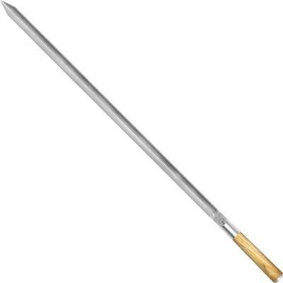 Veľký nerezový špíz Churrasco Forged - jednoduchý, 50 cm