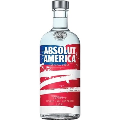 Absolut America 40% 1 l (holá láhev)