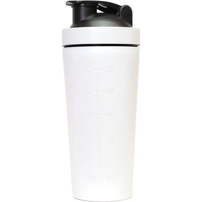 GymBeam Šejker Steel White 750 ml