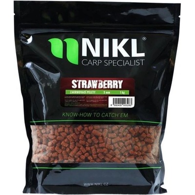 Karel Nikl Pelety Strawberry 1 kg 3 mm – Hledejceny.cz