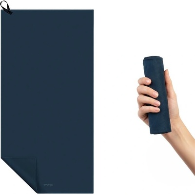 Spokey SIROCCO M rychleschnoucí cestovní ručník 40 x 80 cm navy