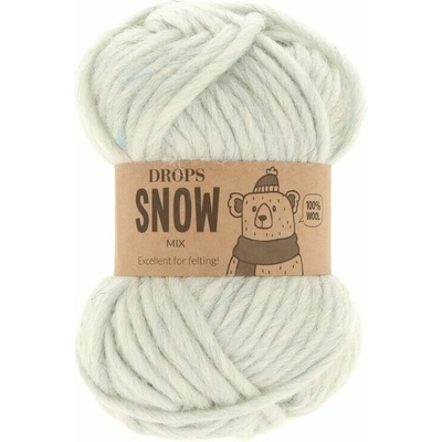 Drops Snow MIX 132 bledo modrá