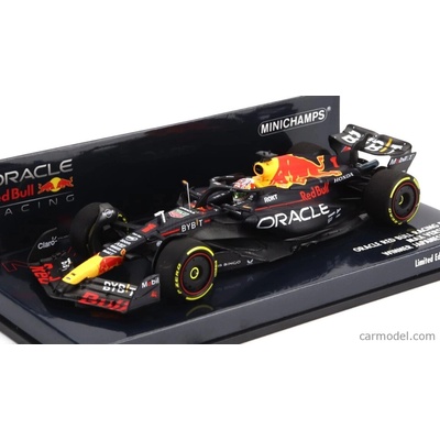 Minichamps Red bull F1 Rb19 Team Oracle Red Bull Racing N 1 Víťaz majstrovstiev sveta Japonsko Gp 2023 Max Verstappen Matt Blue 1:43