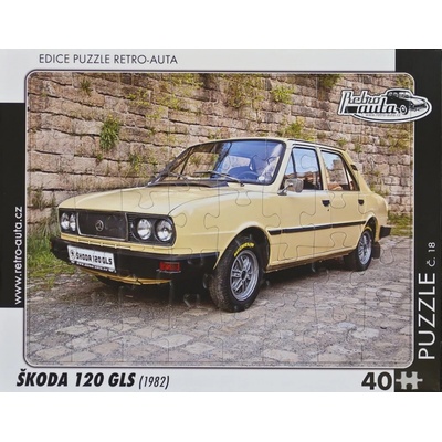 RETRO-AUTA č.18 Škoda 120 GLS 1982 40 dielov