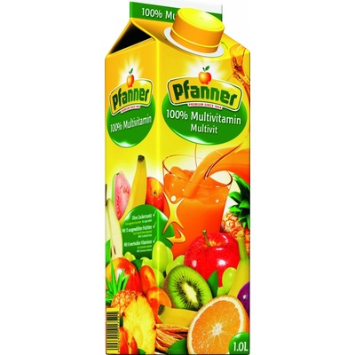 PFANNER 100 % Multivitamín 1 L
