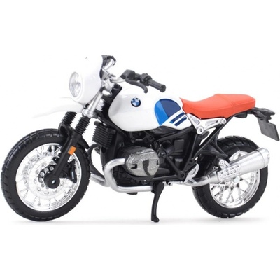 Bburago Kovový model motorky BMW R nine T Urban GS černobílá 1:18