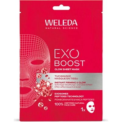 Weleda Exo Boost Zpevňující pleťová maska Granátové jablko a Maca-peptidy 20 ml
