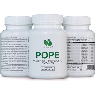 For long life POWER OF PROTEOLYTIC ENZYMES 12 enzymů + lumbrokináza nattokináza ATP 270 kapslí 90 dní – Hledejceny.cz