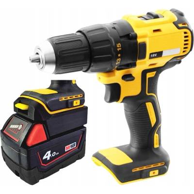 Virgo 3D Adaptér baterie Milwaukee M18 pro nářadí DeWALT 18V, redukce