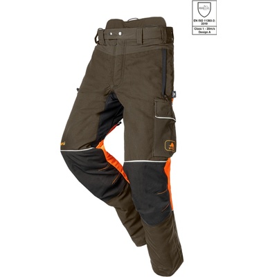 SIP Protection Protipořezové kalhoty 1SRL SAMOURAI SHORT zelená