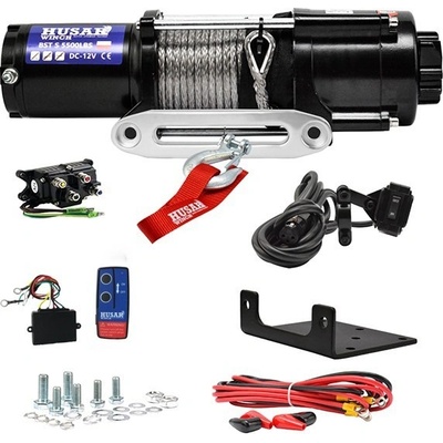 Elektrický ATV naviják 2,4t 12V syntetické lano 14,5m HUSARWINCH BST S 5500
