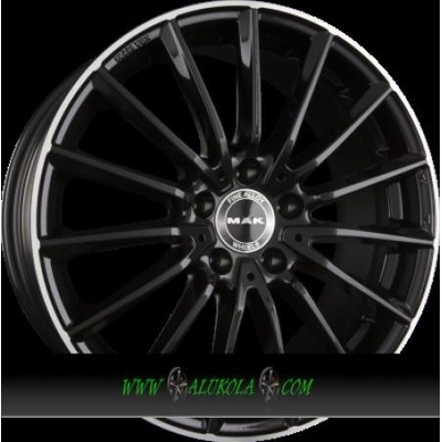MAK Komet 7,5x17 5x112 ET36 black mirror ring