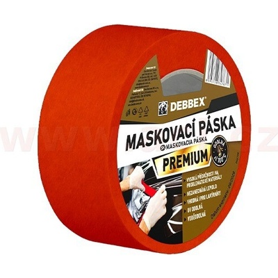 Debbex Premium Maskovací páska 100 °C 50 mm x 50 m