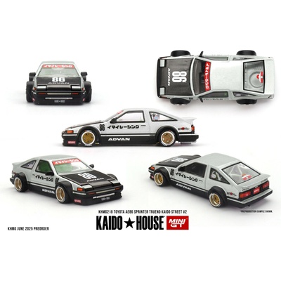MINI GT Toyota AE86 Sprinter Trueno Kaido Street V2 1:64