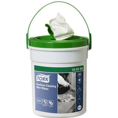 TORK Premium biele W15 Vlhčené utierky z netkanej textílie 58 ks