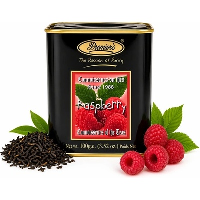 Premier's Černý čaj Raspberry sypaný 100 g