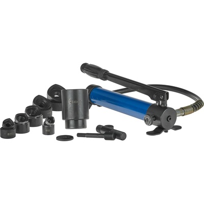 GEKO Děrovač plechu, hydraulický, 22-60 mm, ruční pumpa