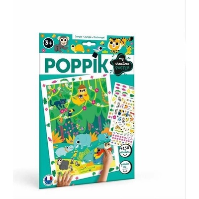 POPPIK Kreativní Samolepková sada Jungle