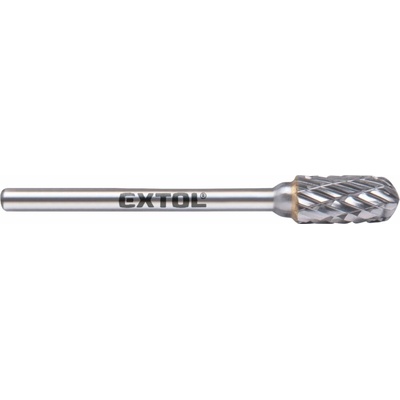 EXTOL INDUSTRIAL Fréza karbidová válcová s kulovým čelem, 6×13mm, stopka 3mm, sek střední, 60f8d77bb733