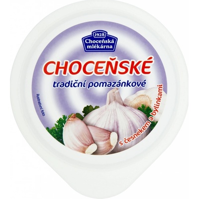 Choceňské tradiční Pomazánkové s česnekem a bylinkami 150 g – Hledejceny.cz