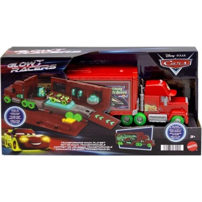 Mattel Cars Transformující se kamion Mack Hauler svítící ve tmě