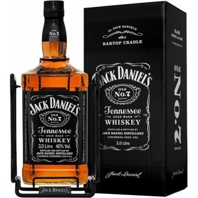 Jack Daniel's 40% 3 l (dárkové balení kolébka)