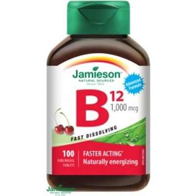 Jamieson Vitamín B12 metylkobalamín 1000 μg 100 tabliet