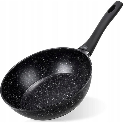 VILDE Žulová pánev na smažení a dušení, vhodná na plyn i indukci 24 cm