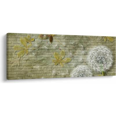 Obraz - Púpavy unášané vetrom, jednodielne 145x58 cm