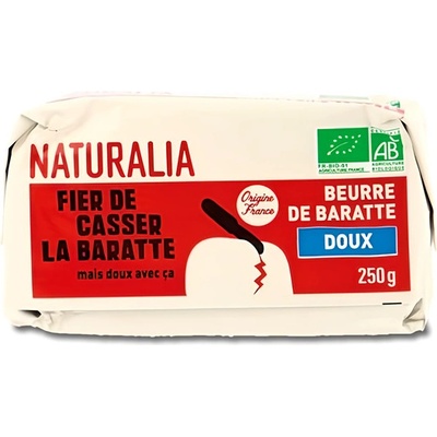 Naturalia BIO Tradiční máslo nesolené 250g
