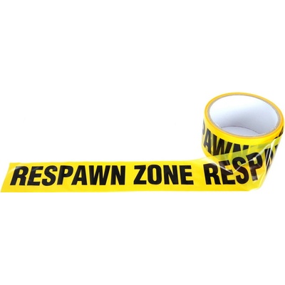 Fosco Industries Páska igelitová Respawn Zone - žlutá