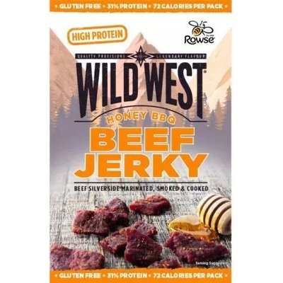 Wild West hovězí jerky med a bbq UK 25 g