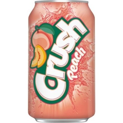 Crush sycená limonáda s příchutí broskve 355 ml