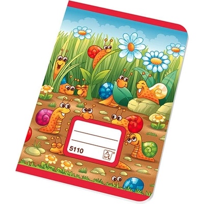 JUNIOR Sešity školní A5 5110 čtvereček 10 x 10 mm