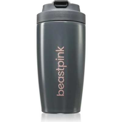 BeastPink Thermo Mug termohrnček s rúrkou farba Grey 1 ks