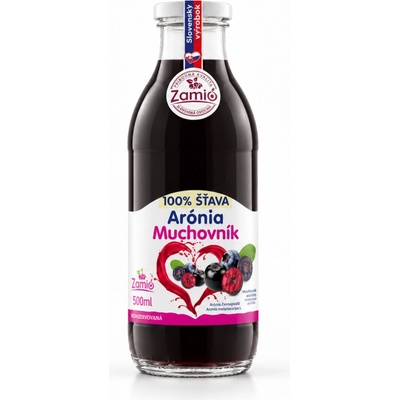 Zamio 100% ovocná šťava Arónia Muchovník 500 ml