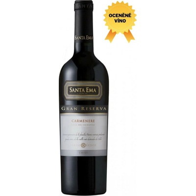 Santa Ema Gran Reserva Carmenère suché červené 2023 14% 0,75 l (holá láhev)