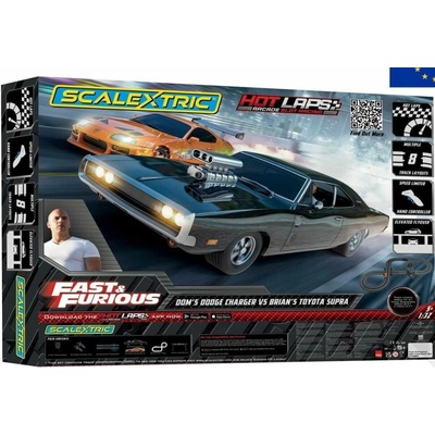 Scalextric Autodráha C1458P Fast and Furious Hot Laps