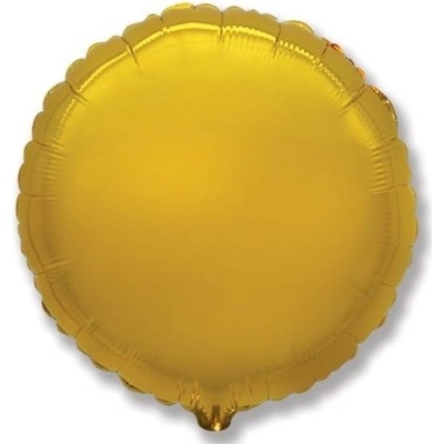 FLEXMETAL Balón foliový 45 cm Kulatý zlatý