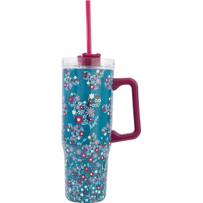 Stor Nerezový termohrnek s brčkem 940 ml Mickey