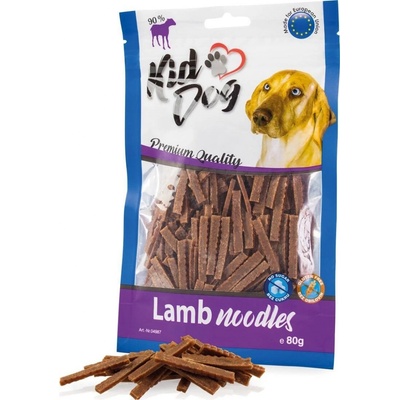 KidDog jehněčí nudličky pro malé psy a kočky 80 g