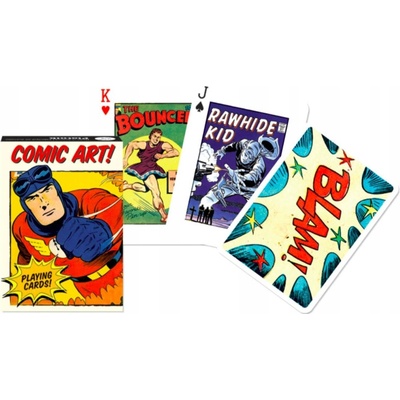 Hrací karty Piatnik 1 balíček Vintage Comic Art – Hledejceny.cz