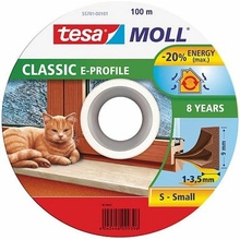 Tesnenie tesamoll® profil E, 9 mm, hnedé, L-100 m, na okná a dvere, hnedé