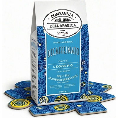 Corsini Pure Arabica Decaffeinato mletá 250 g